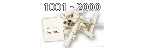 Weisse Lose 1001-2000