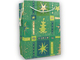 Geschenktüte Weihnachten, Sterne, 156 x 220 mm, grün