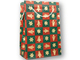 Geschenktüte Weihnachten, Sterne und Tannenbäume, 156 x 220 mm, rot/grün