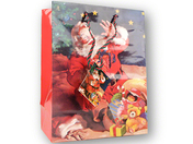 Geschenktüte Weihnachten,  Weihnachtsmann, 177 x 228 mm,...