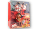 Geschenktüte Weihnachten,  Weihnachtsmann, 177 x 228 mm, blau/rot