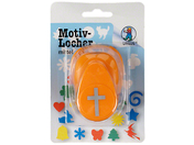 Motivlocher Kreuz, orange