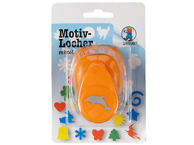 Motivlocher Delphin, orange
