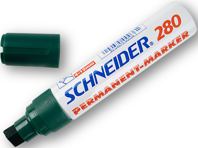 Schneider 280, Faserschreiber, wasserfest, grün