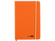 Flash Notizbuch A6, 96 Blatt, kariert, orange
