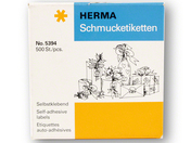 Herma Schmucketiketten, Stern silber, selbstklebend, P/500