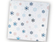 Origami Faltblätter, 20 x 20 cm, 110g/m², Aurelio-Stern "Eisblumen", weiß/blau, P/33 Blatt
