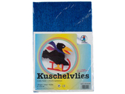 Kuschelvlies, 21 x 32 cm, 1 Blatt, königsblau