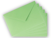 Briefumschlag 12x18cm, gummiert, hellgrün