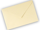 Briefumschlag 12x18cm, gummiert, beige
