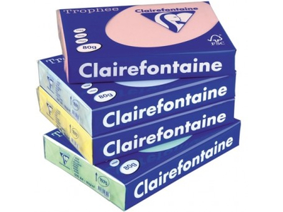 Kopierpapier Premium-Color, Clairefontaine Trophée, DIN A4, 80 g/m², P/500 Blatt, sand