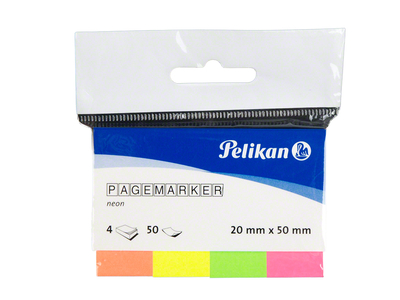 Tapeflex-Pagemarker, Papier-Neon-Mix orange, gelb, grün, pink