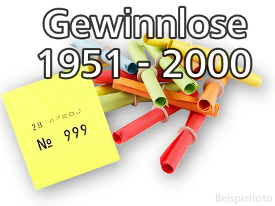 Röllchenlose bunt gemischt, 1951-2000