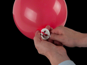 Ballon-Kunststoff-Haltestäbe mit verknotungsfreien Patent- Fix-Verschluß P/50