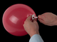 Ballon-Kunststoff-Haltestäbe mit verknotungsfreien Patent- Fix-Verschluß P/50