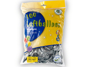 Luftballons, Ø 11" / ca. 29 cm, Umfang 90/100 cm, metallic-silber, P/100