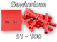 maru-Röllchenlose mit Pappringverschluß, rot, Nummernsatz 51-100