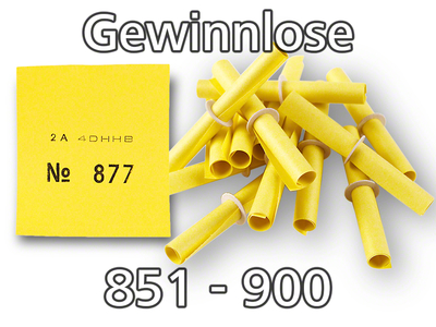 Röllchenlose gelb, 851 - 900