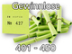 Röllchenlose grün, 401 - 450
