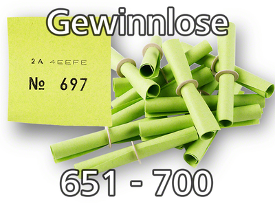 Röllchenlose grün, 651 - 700