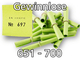 Röllchenlose grün, 651 - 700