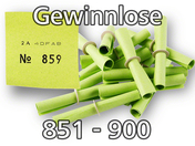 Röllchenlose grün, 851 - 900