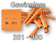 Röllchenlose orange, 351 - 400