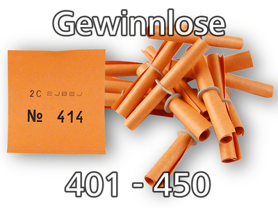 Röllchenlose orange, 401 - 450