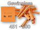 Röllchenlose orange, 451 - 500