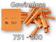 Röllchenlose orange, 751 - 800
