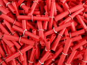 maru-Röllchenlose mit Pappringverschluß, rot, Nummernsatz 1-800