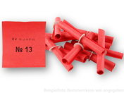 maru-Röllchenlose mit Pappringverschluß, rot, Nummernsatz 1-1000