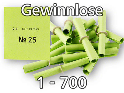 Röllchenlose grün, Set 1-700