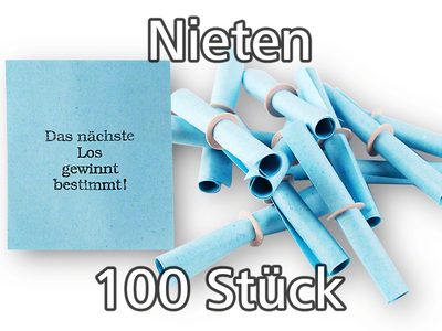 Röllchenlose blau, 100 Nieten, P/100