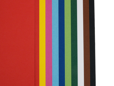 Fotokarton, 300g/m², DIN A4, P/50 Bogen, 10 Farben sortiert