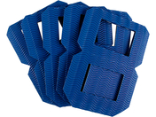 Laternenrohling-Mini aus 3D-Wellpappe, 10x10x12cm, 5 Stück, blau