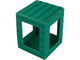 Laternenrohling-Mini aus 3D-Wellpappe, 10x10x12cm, 5 Stück, grün