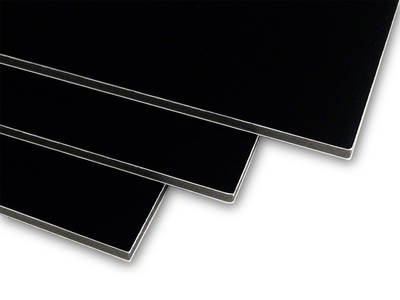 Foamboard, 5mm stark, 50x70 cm, schwarz, 1 Bogen