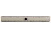 Präzisionslineal, Maßstabslineal 1:500 und 1:1000, 30 cm