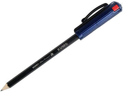 Bleistift & Spitzer, schwarz/blau