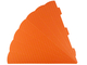 Schultüte aus 3D-Wellpappe, 68 cm, orange