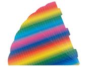 Schultüte aus 3D-Wellpappe, 68 cm, regenbogen