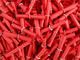 maru-Röllchenlose mit Pappringverschluß, rot, 700 Nieten
