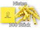 Röllchenlose gelb, 300 Nieten (3 x P/100)