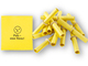 Röllchenlose gelb, 4500 Nieten (45 x P/100)