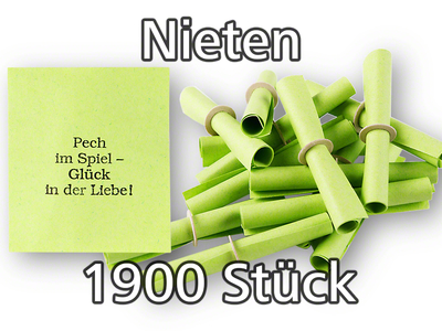 Röllchenlose grün, 1900 Nieten (19 x P/100)