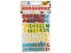 Moosgummi Glitter-Sticker, P/100 Buchstaben, farbig sortiert