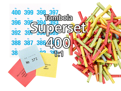 400-er Tombola Superset 1:1, bunt gemischt