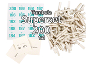 200-er Tombola Superset 1:1, weiss