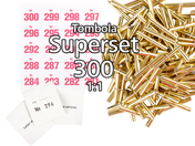 300-er Tombola Superset 1:1, gold-glänzend